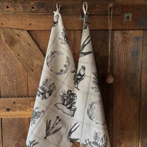 Oster-Küchenhandtuch – Leinen und Baumwolle